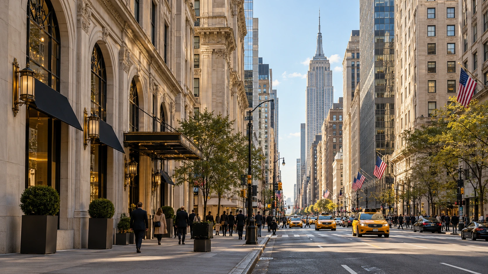 Illustrative New York setting for private chauffeured travel